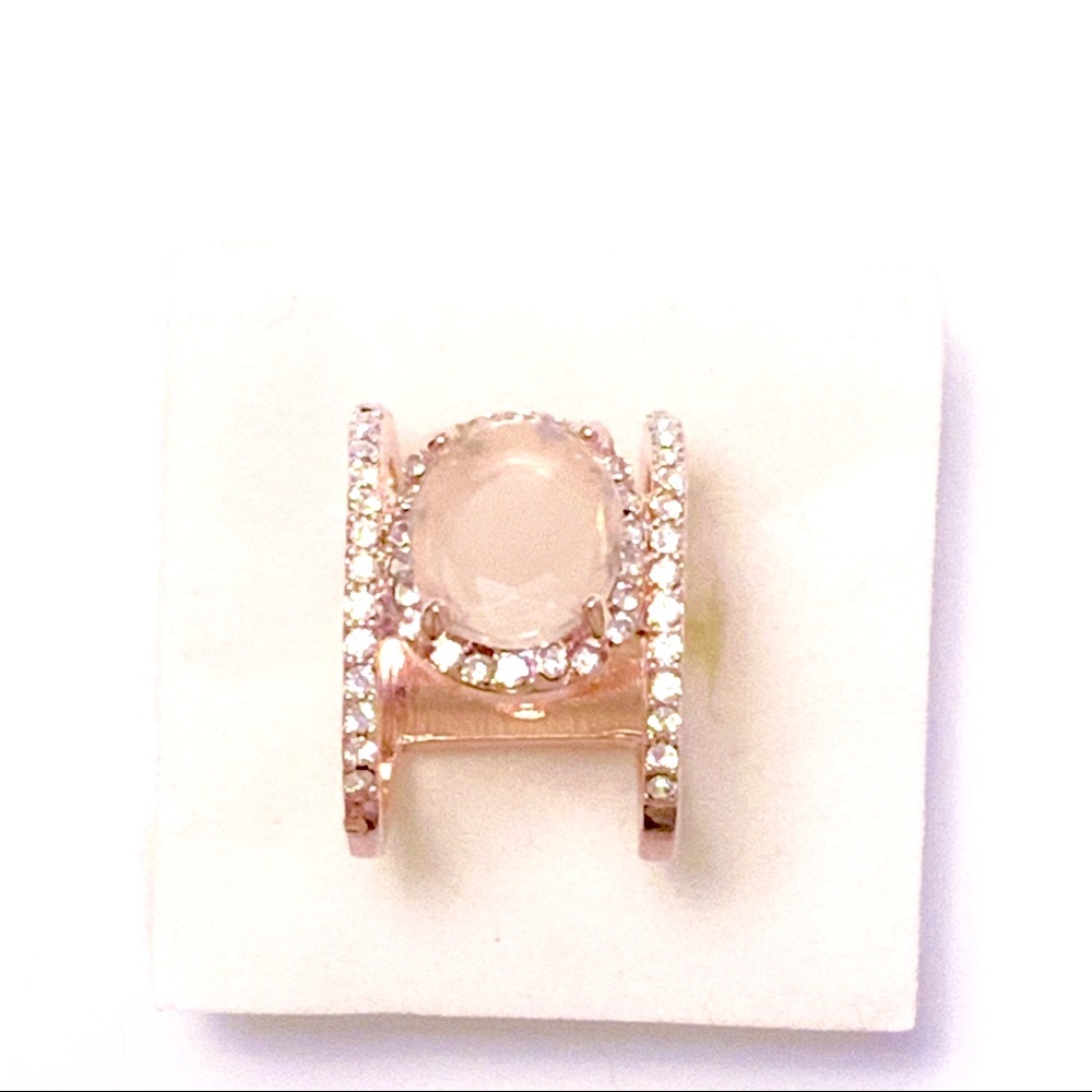 🆕 Gen Rose Quartz Diamond 14k Rose Gold Ring NWT - Picture 8 of 8
